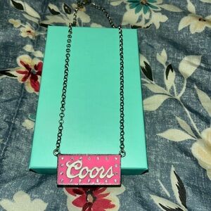 Pink Coors Necklace